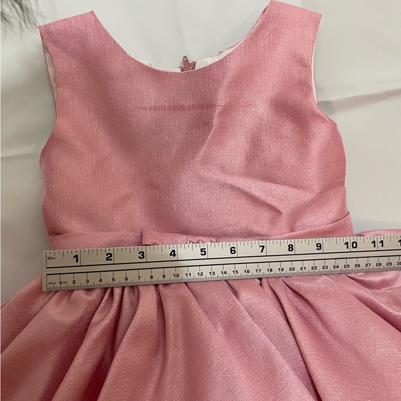 Stunning Girls’ Formal Dress with Pink Tulle & Accent Coat | Size 4 - Picture 5 of 14